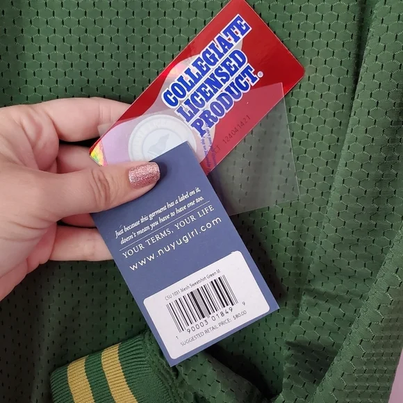 Colorado State University CSU Rams Mesh Long Sleeve Medium - Picture 7 of 12